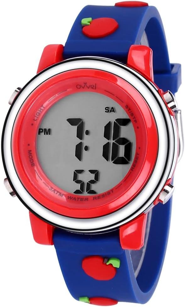 Girls Watch �C Pretty and Cute Kids Cartoon Digital Wristwatch with Teaching Display Time Teacher - necksoother