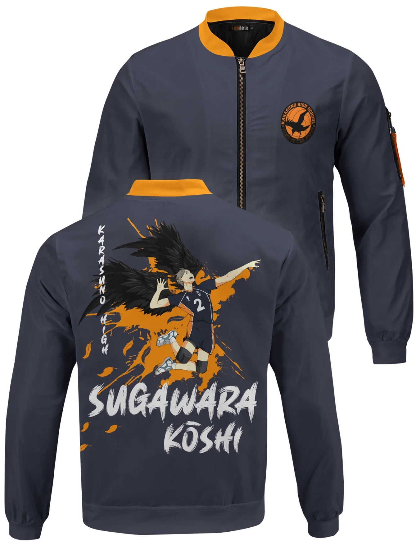Sugawara Wings Bomber Jacket - necksoother