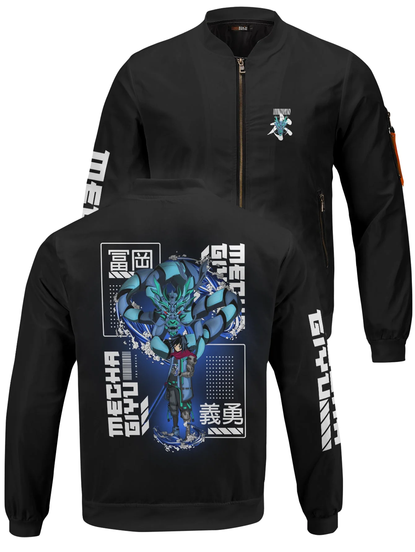 Mecha Giyu Bomber Jacket - necksoother