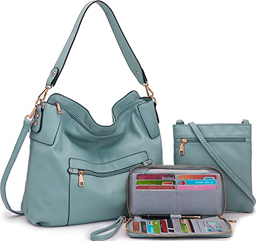 Large Crossbody Bags Ladies Shoulder Handbags Purse and Wallet Set for Women Totes Hobo Purses - necksoother
