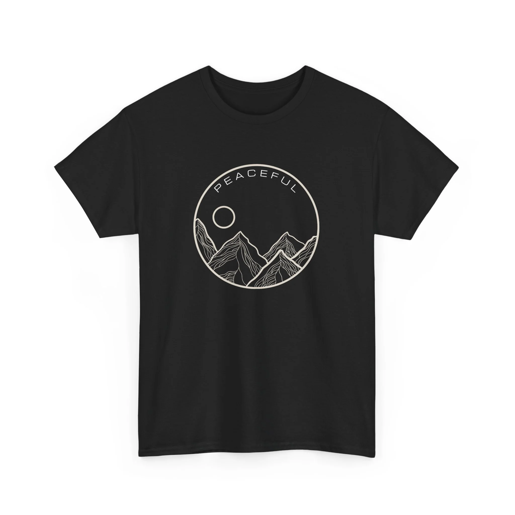 Peaceful Heavy Cotton Tee - necksoother