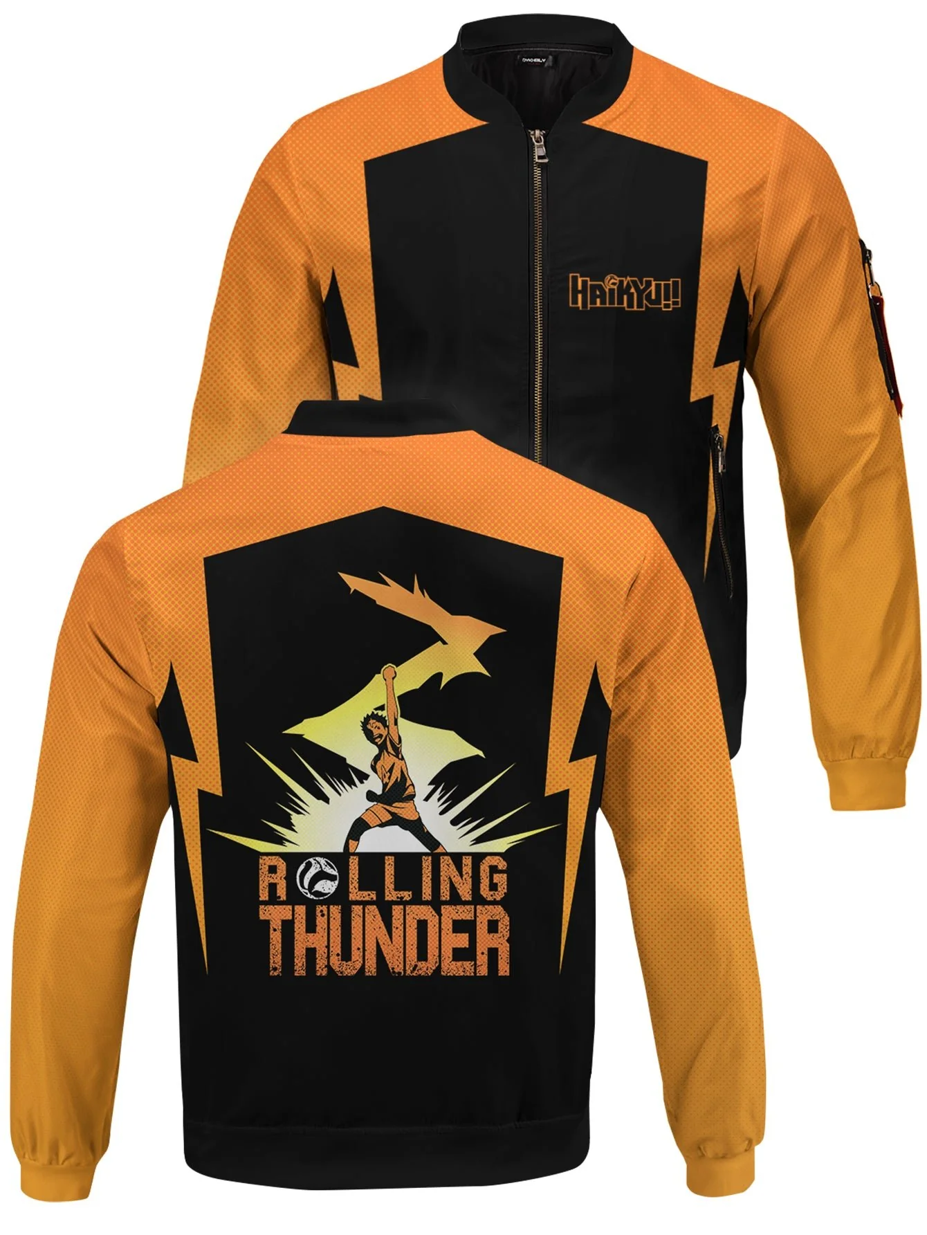Rolling Thunder Bomber Jacket - necksoother