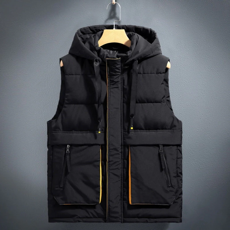 James Scott Sporty Hooded Vest - necksoother