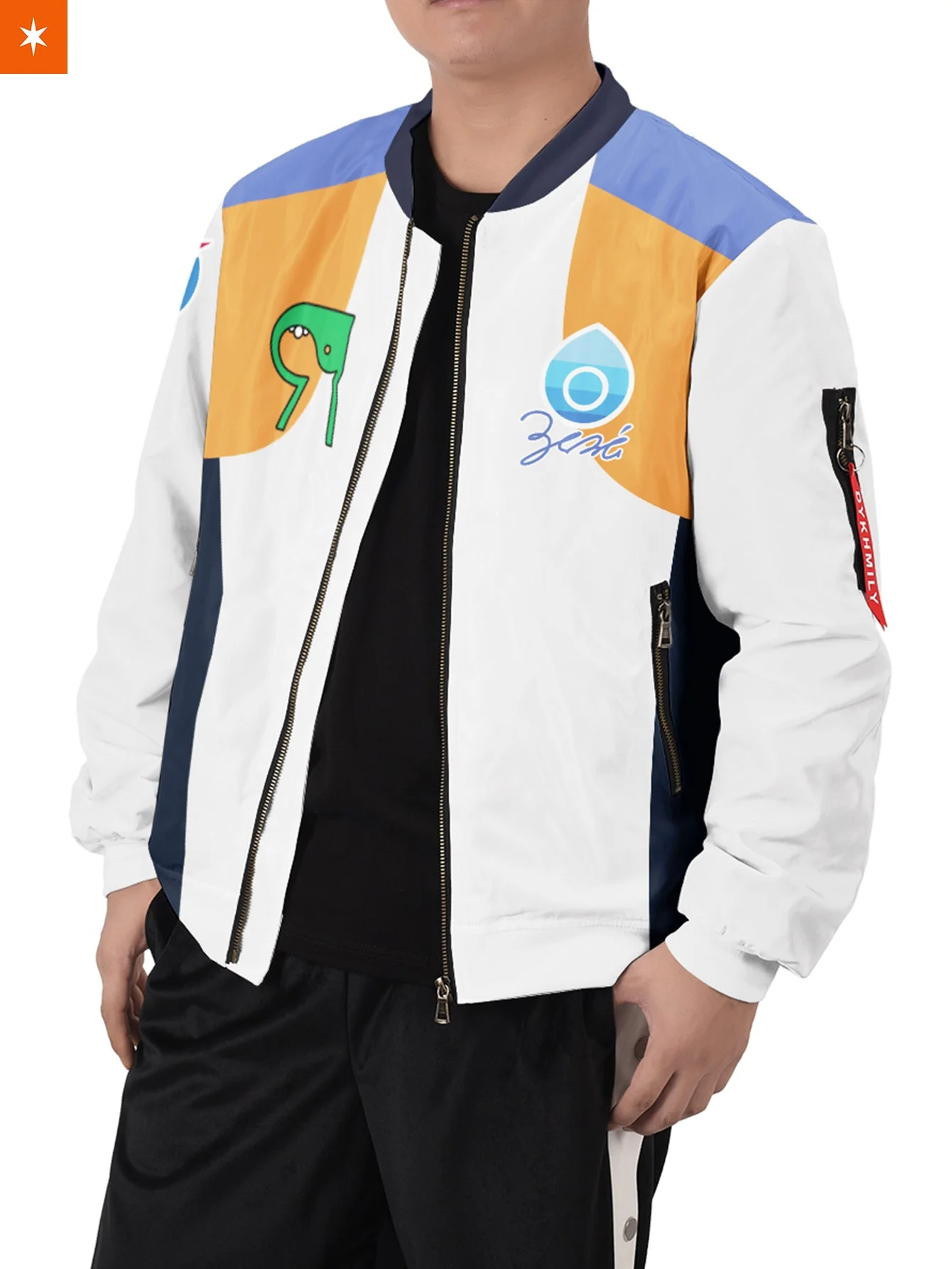 Poke Water Uniform Bomber Jacket - necksoother