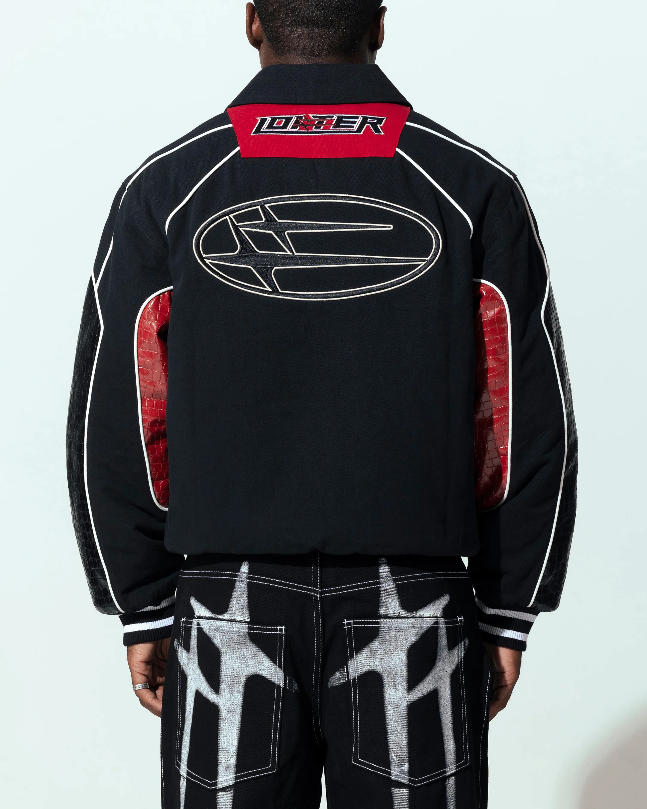 Loiter Formula Jacket Black/Red - necksoother