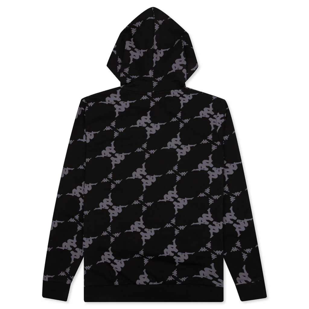Authentic Emaios Hoodie - Black/Grey - necksoother