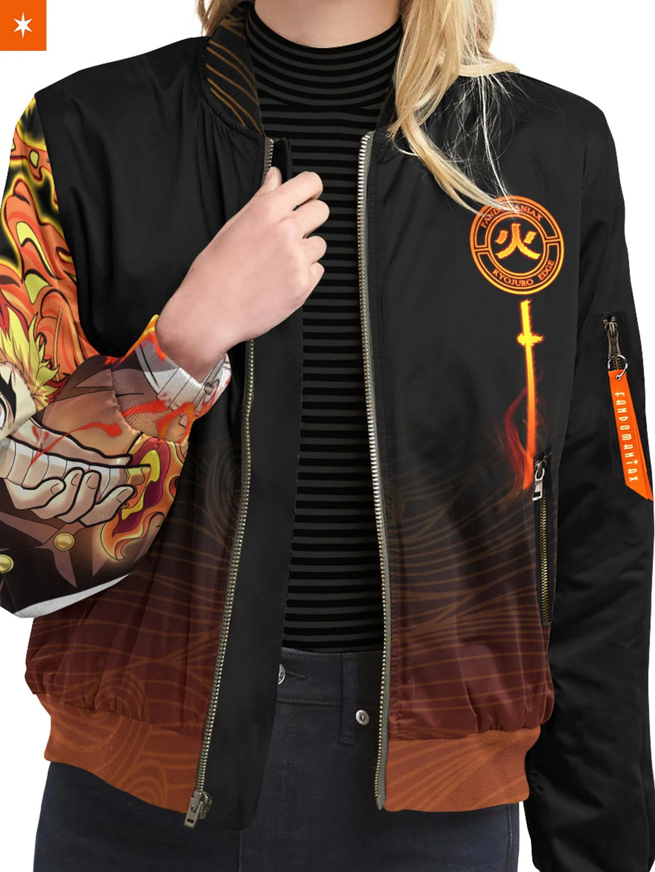 Kyojuro Edge Bomber Jacket - necksoother