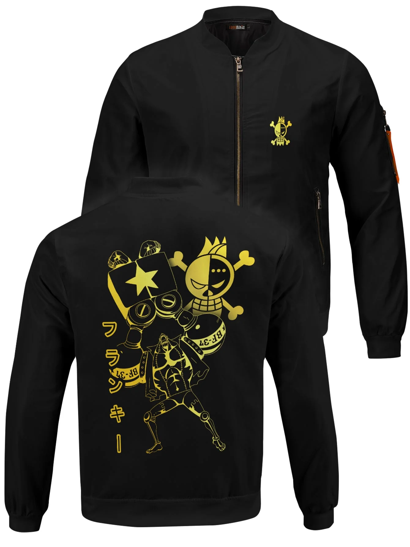 Gold Cyborg Bomber Jacket - necksoother