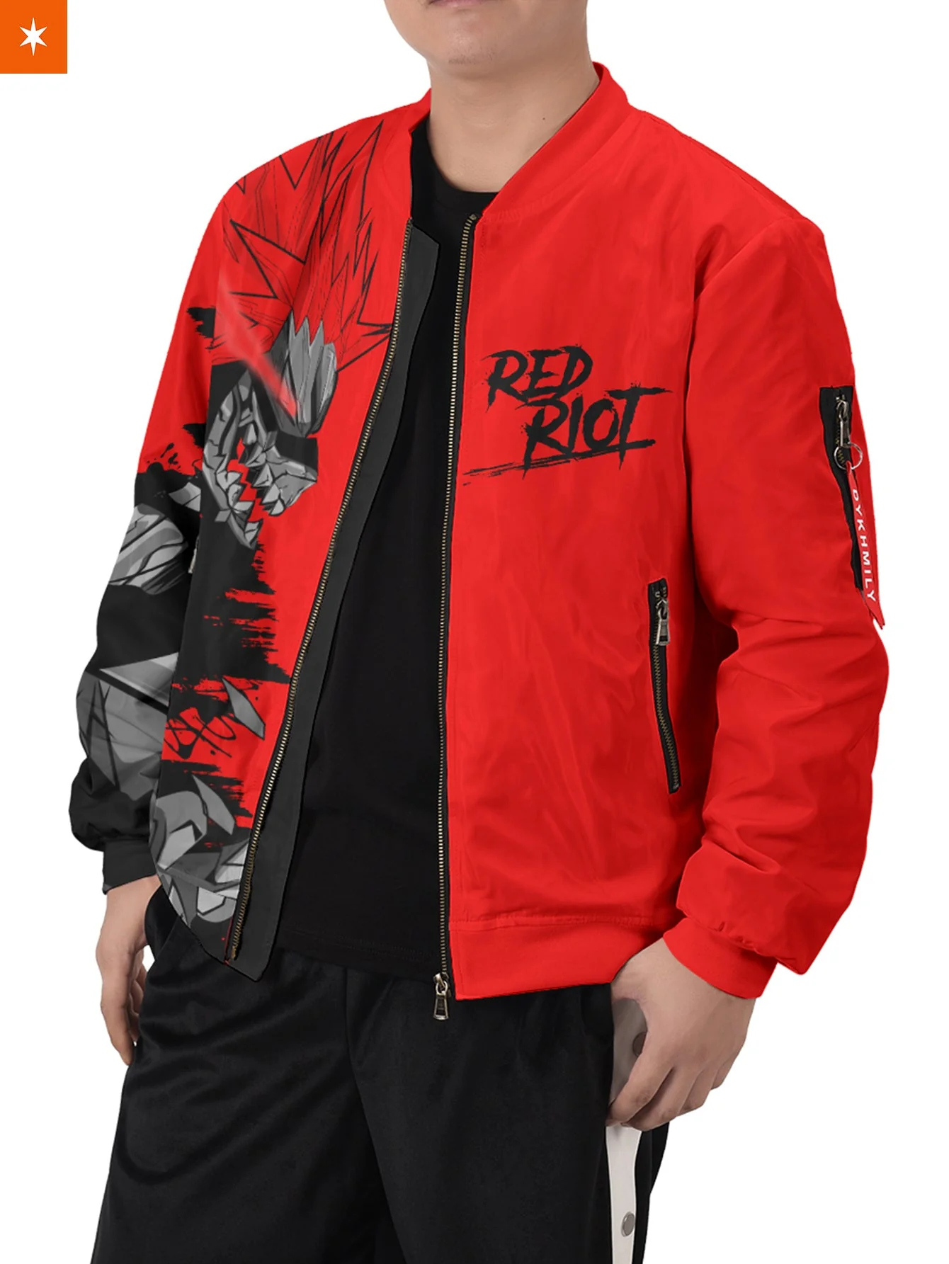 MHA Hero Kirishima Bomber Jacket - necksoother