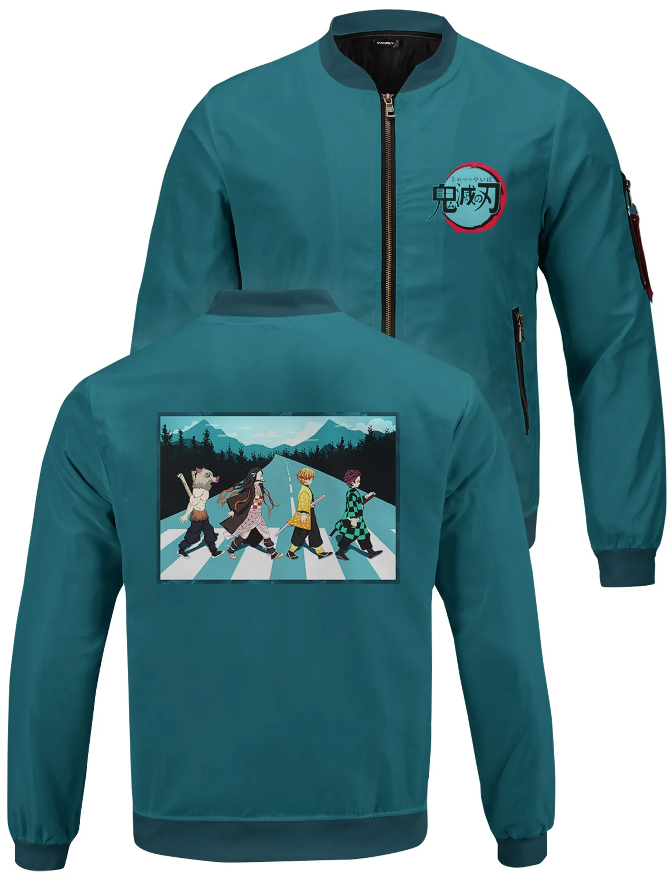 Demon Slayer Walk Bomber Jacket - necksoother