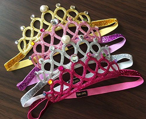DANMY Baby Girl Super Elastic Headband Toddler Hair Band Soft Headwrap Crown Children Hair Accessories - necksoother