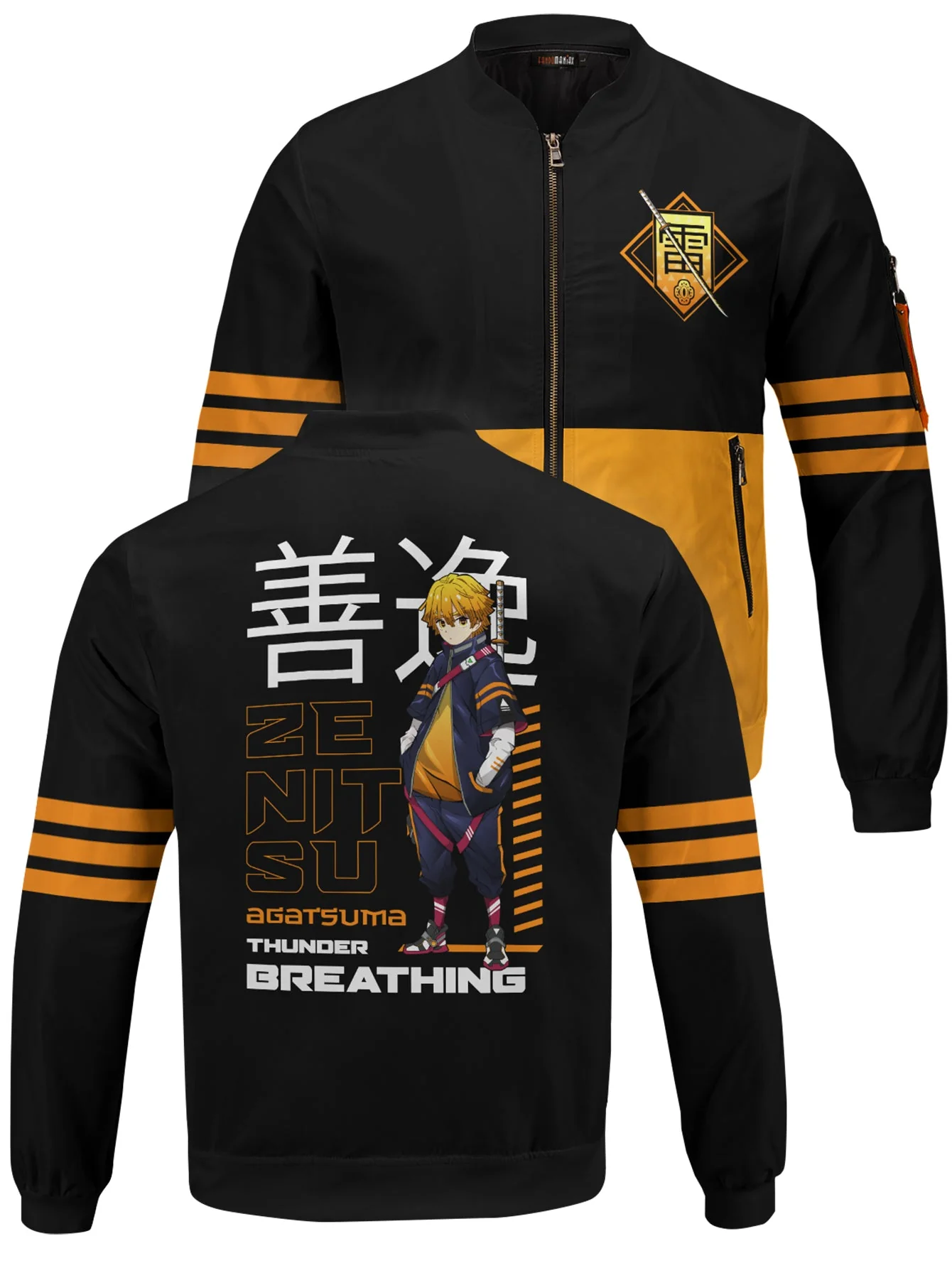 Zenitsu Stwear Bomber Jacket - necksoother