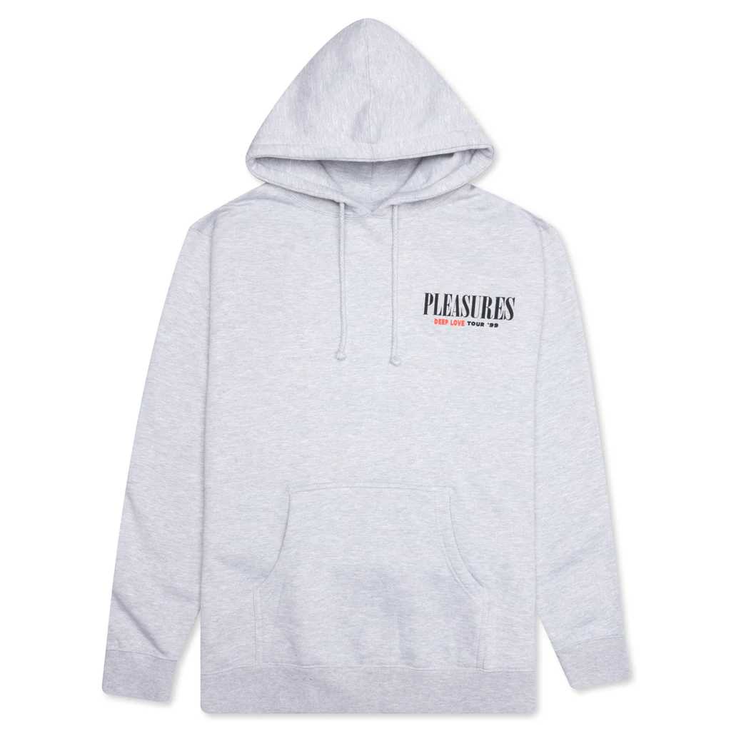 Deep Love Hoodie - Heather Grey - necksoother
