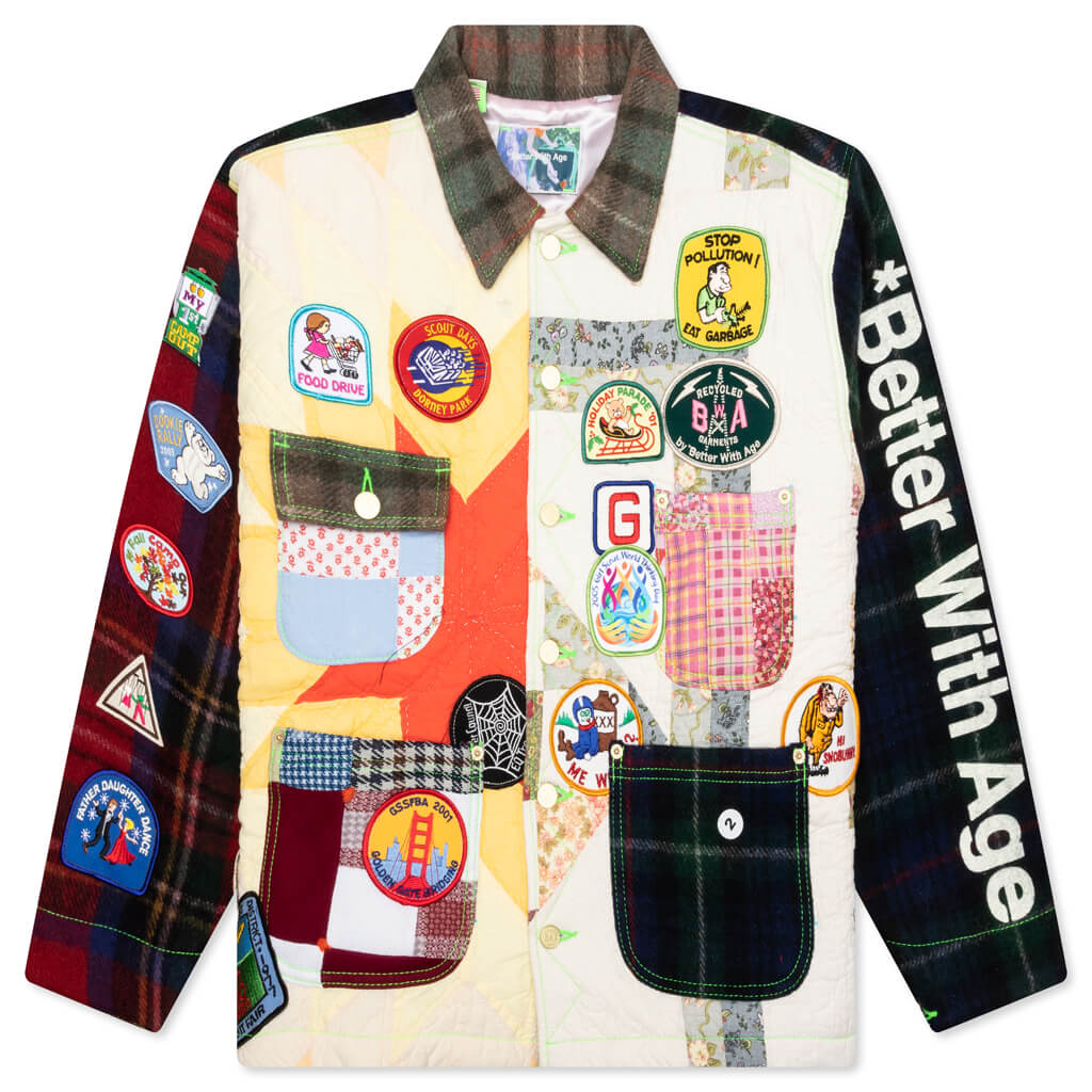 Gentlemen's Blanket Jacket - Multi - necksoother