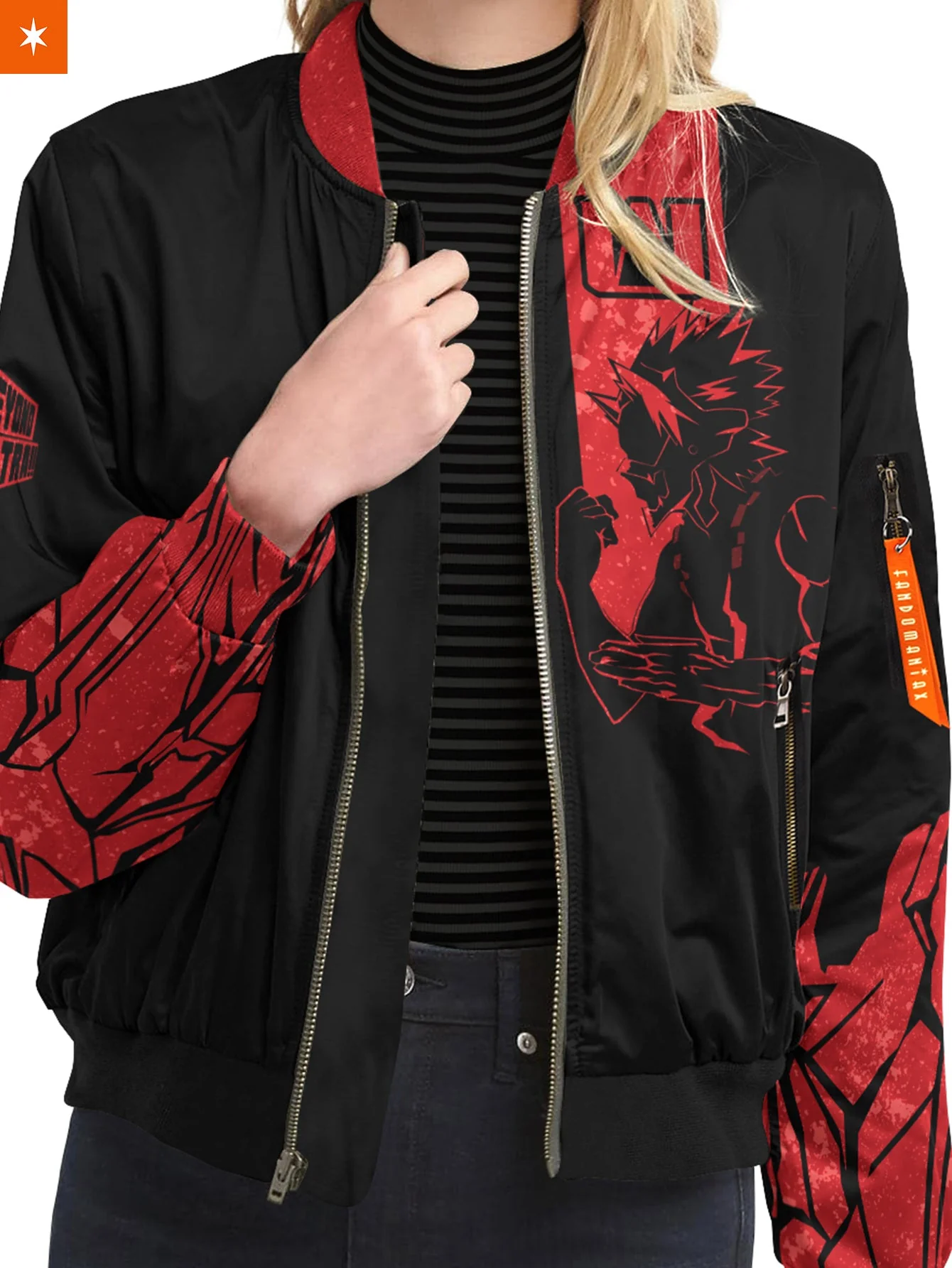 Eijiro Kirishima Bomber Jacket - necksoother