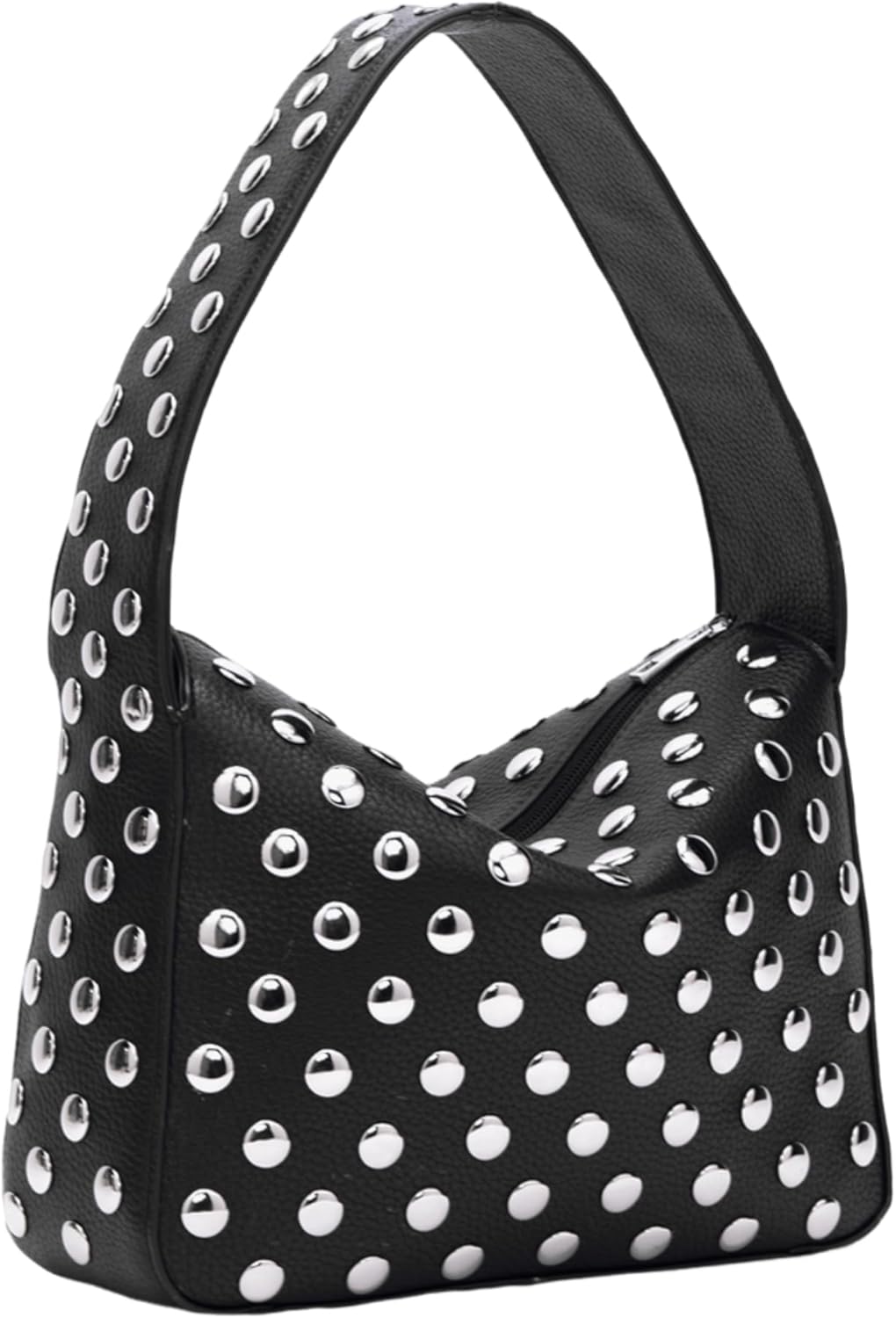 Studded Purses Y2k Shoulder Bag 90s Punk Women Small Shouder Purse Vegan Leather Designer Handbags Streetwear 2000s - necksoother