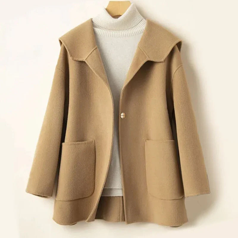 Amelie Sabine Velvet Touch Coat - necksoother