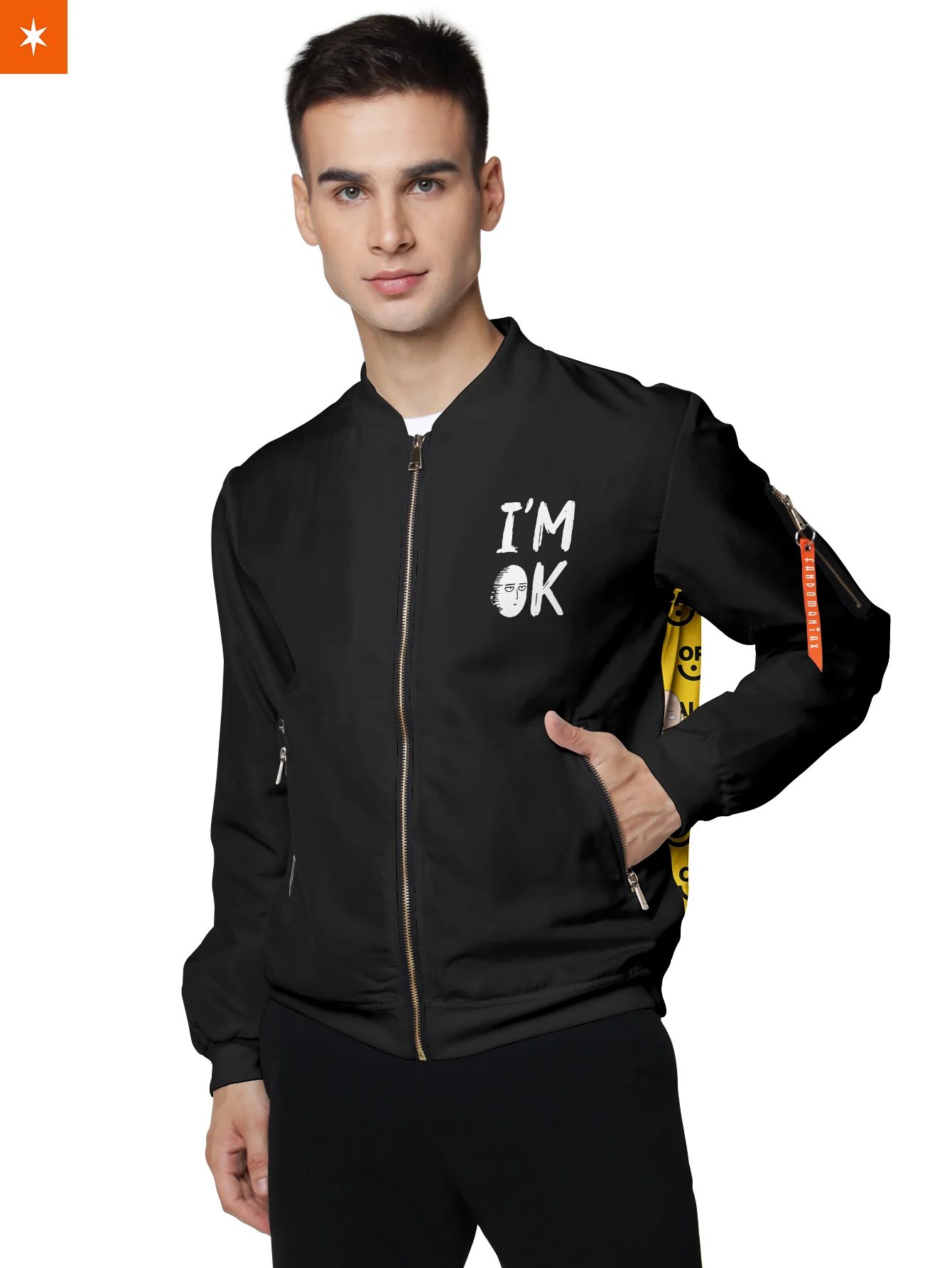 I'm Okay Oppai Bomber Jacket - necksoother