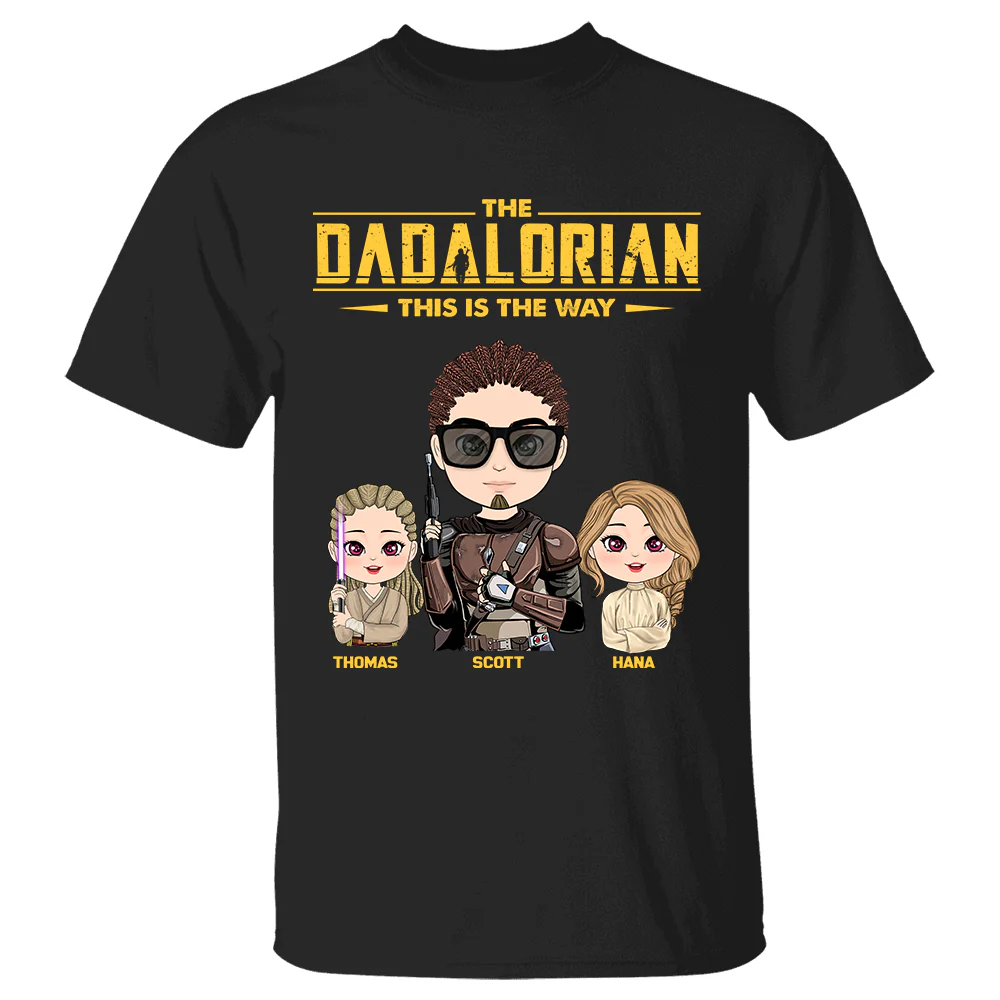 The Dadalorian This Is The Way Personalized Shirt Gift For Dad - Father's Day Gift - Birthday Gift For Him - necksoother