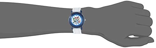 Disney Toy Story Kids' Plastic Time Teacher Analog Quartz Silicone Strap Watch - necksoother
