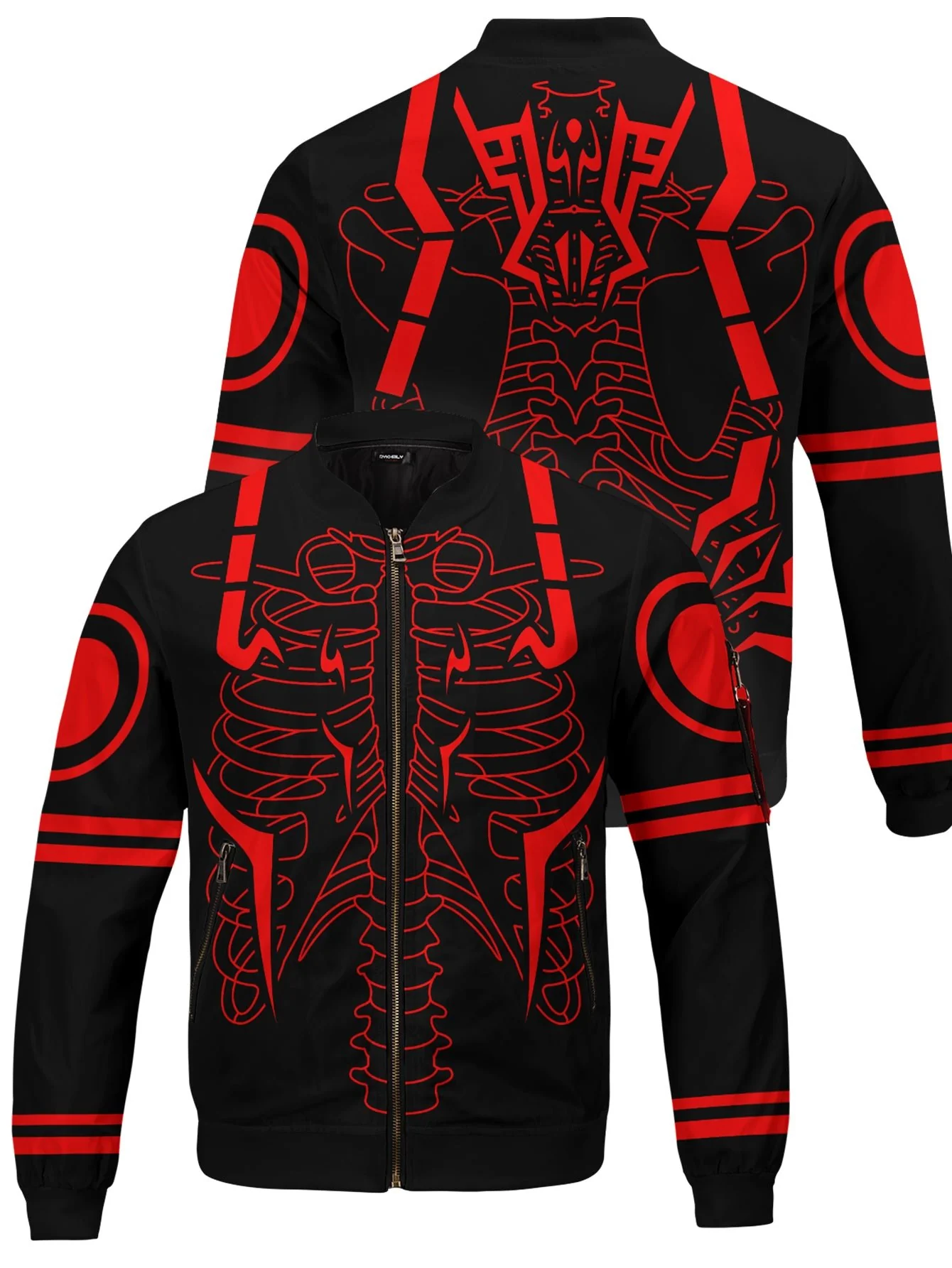Rib Sukuna Bomber Jacket - necksoother