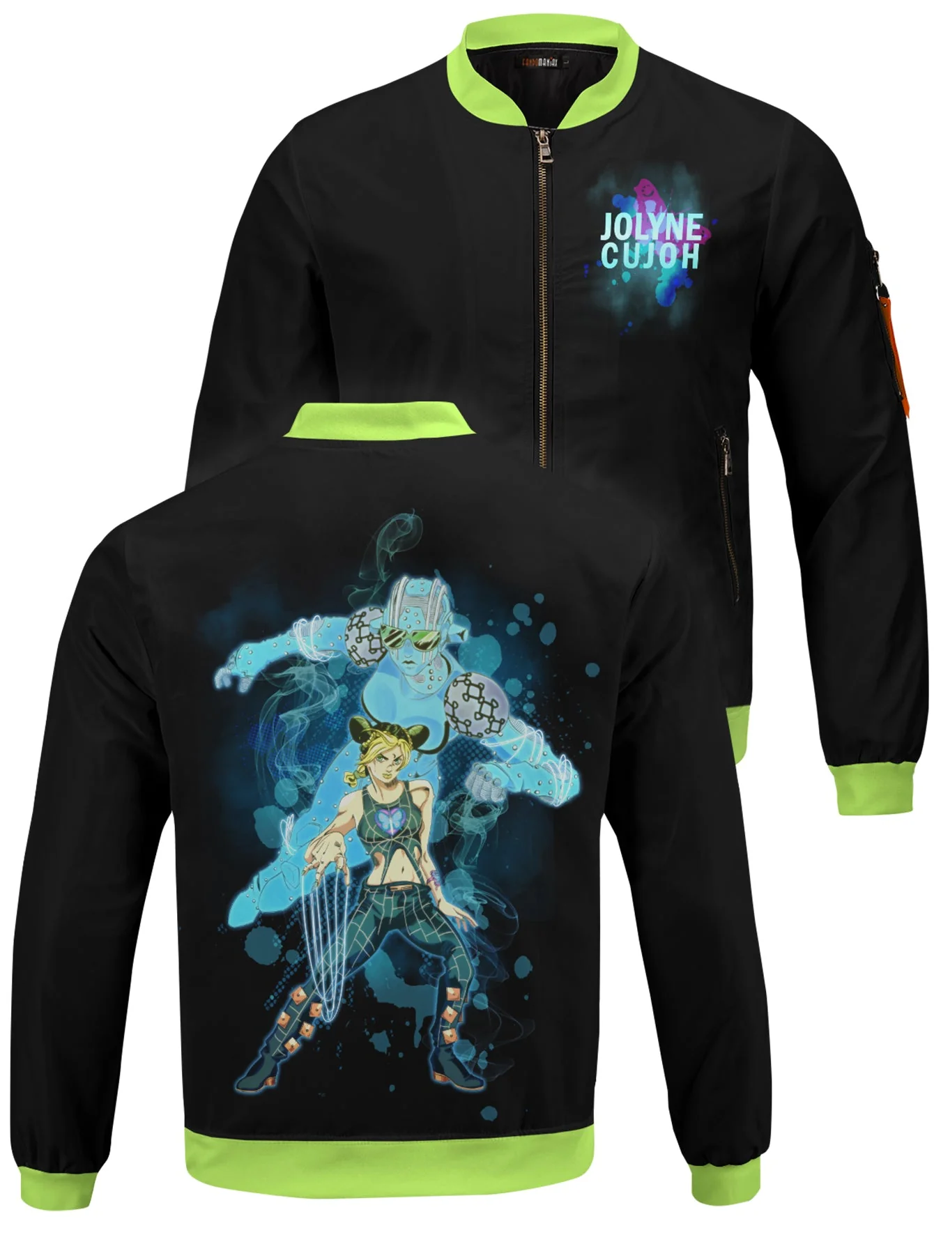 Jolyne Spirit Bomber Jacket - necksoother