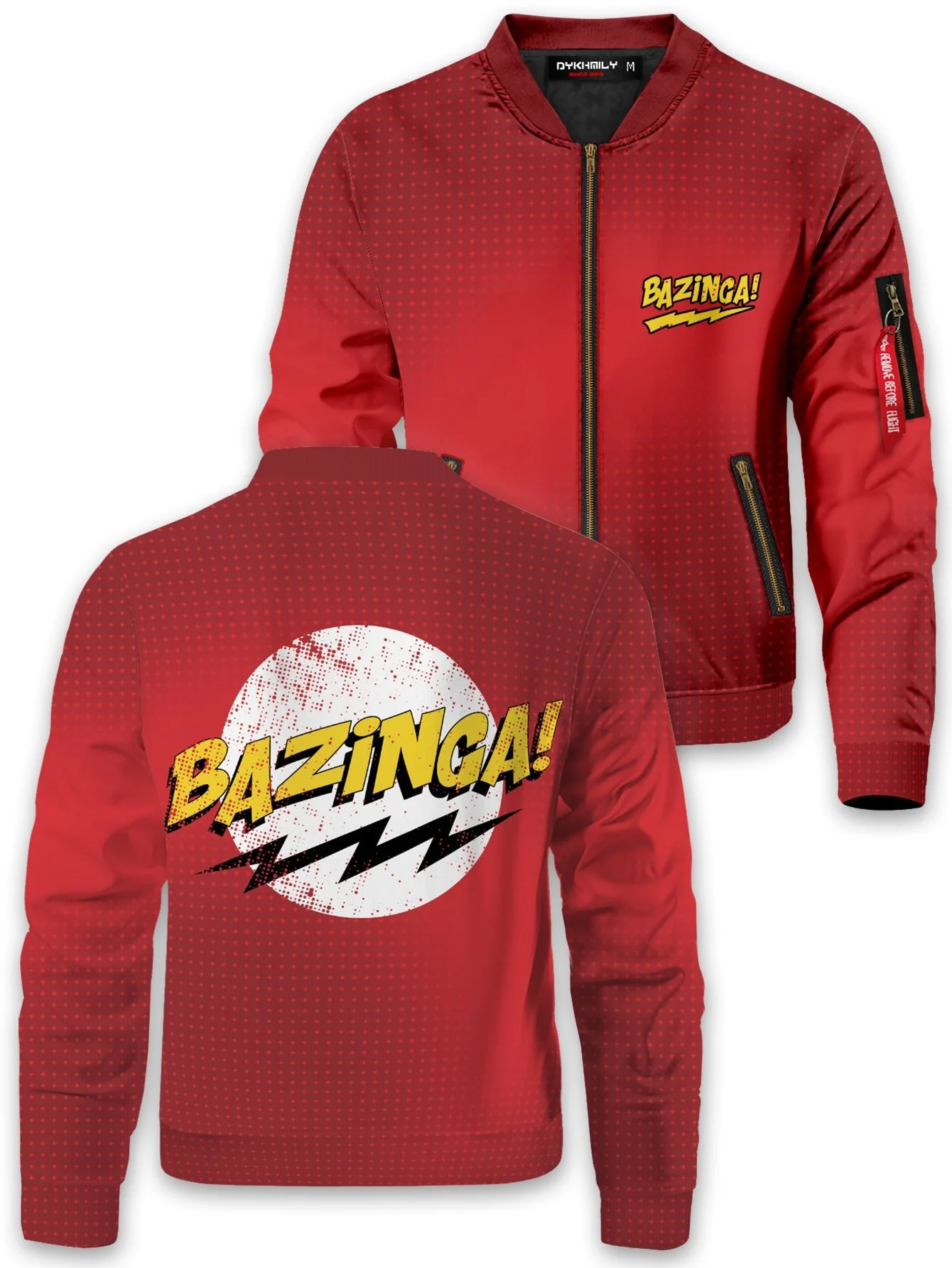 Bazinga Bomber Jacket - necksoother