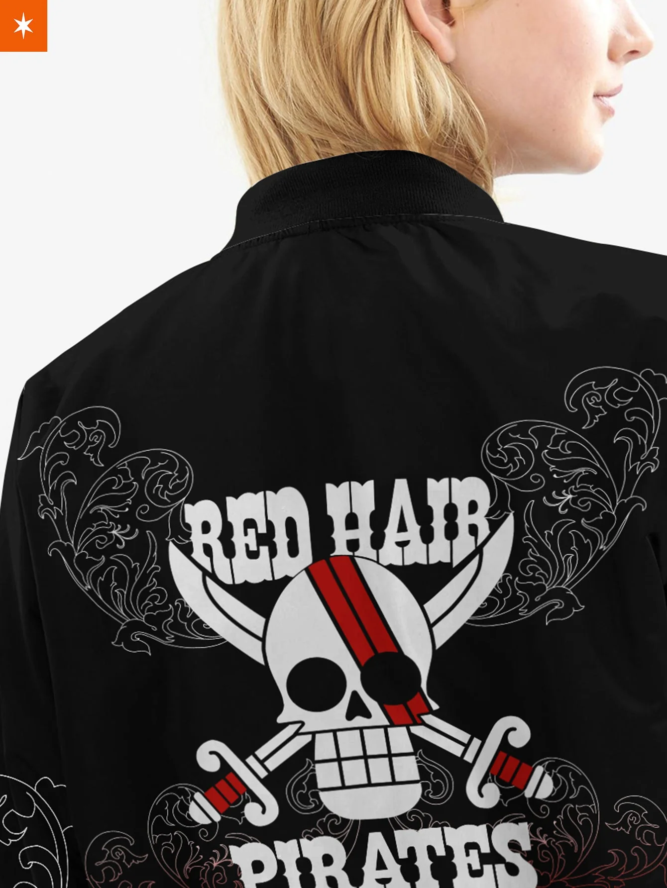 Red Hair Pirates Bomber Jacket - necksoother