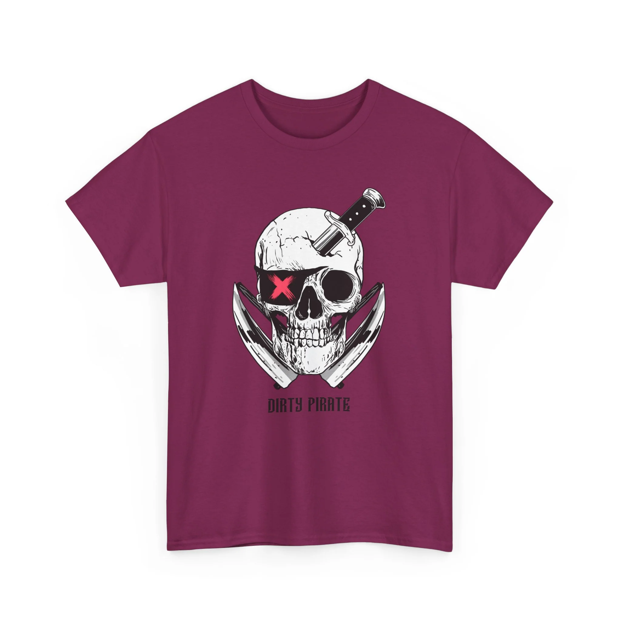 Dirty Pirate Heavy Cotton Tee - necksoother
