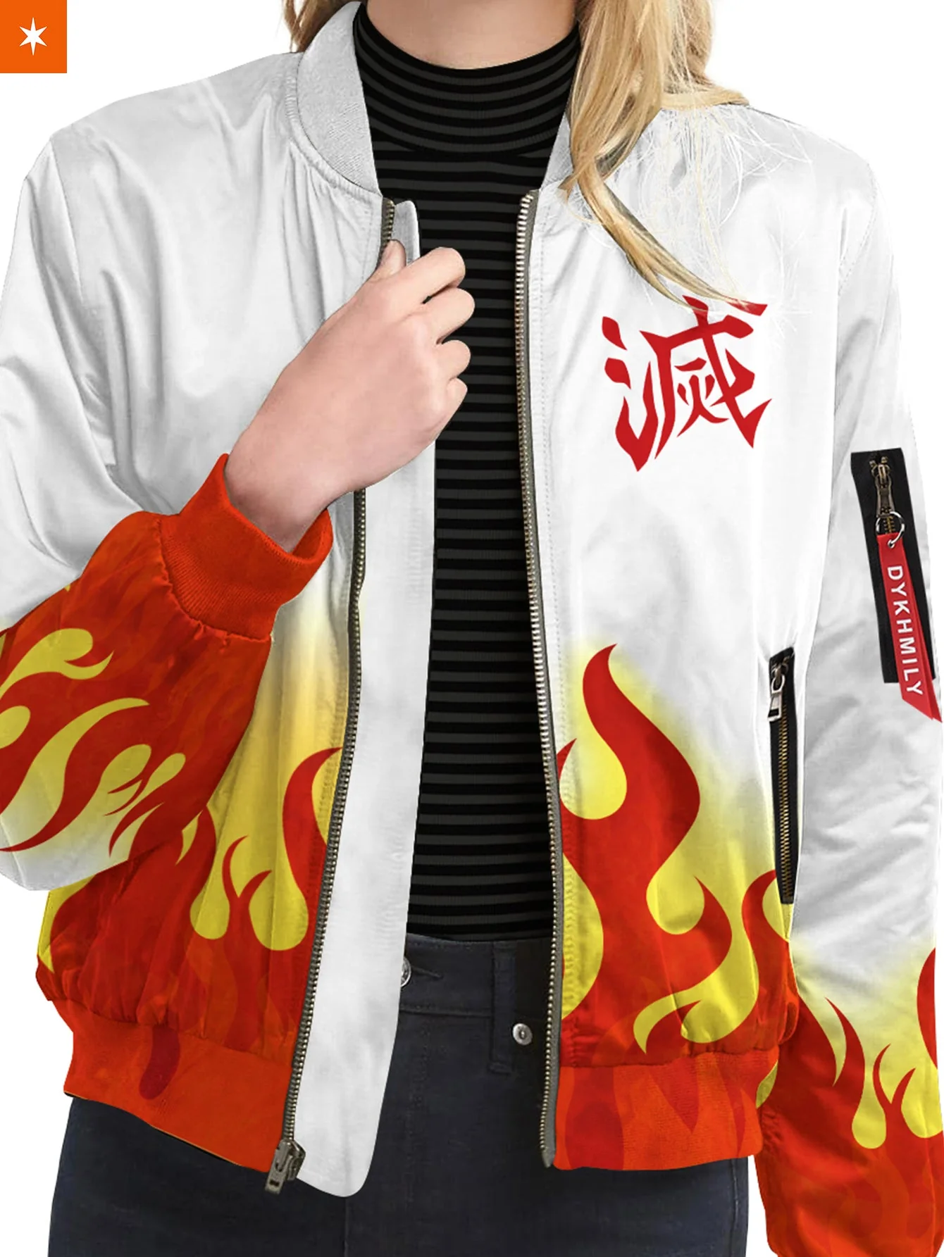Rengoku Spirit Bomber Jacket - necksoother