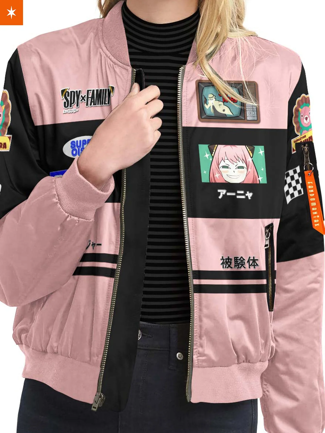 Anya Jersey Bomber Jacket - necksoother