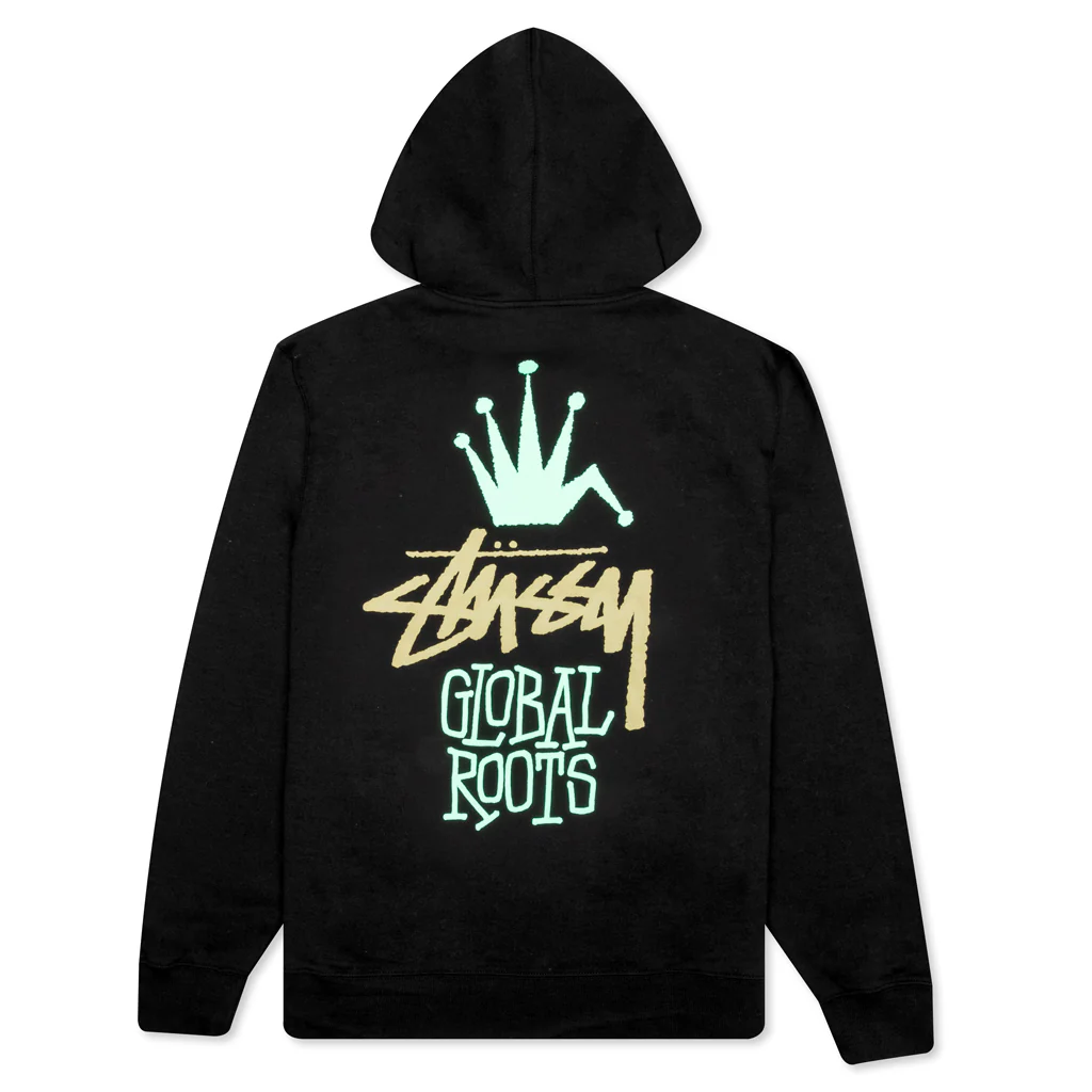 Global Roots Hoodie - Black - necksoother