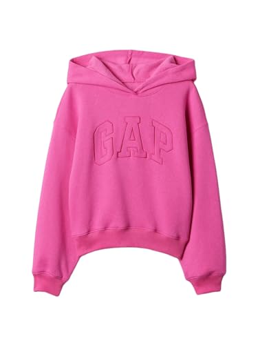 GAP Girls' Relax Logo Pullover - necksoother