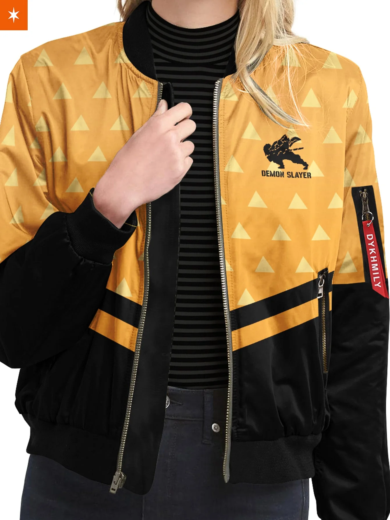 Zenitsu God Speed Bomber Jacket - necksoother