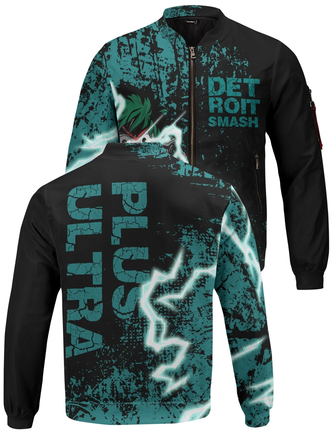 MHA Hero Deku Bomber Jacket - necksoother