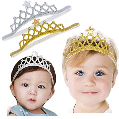 DANMY Baby Girl Super Elastic Headband Toddler Hair Band Soft Headwrap Crown Children Hair Accessories - necksoother