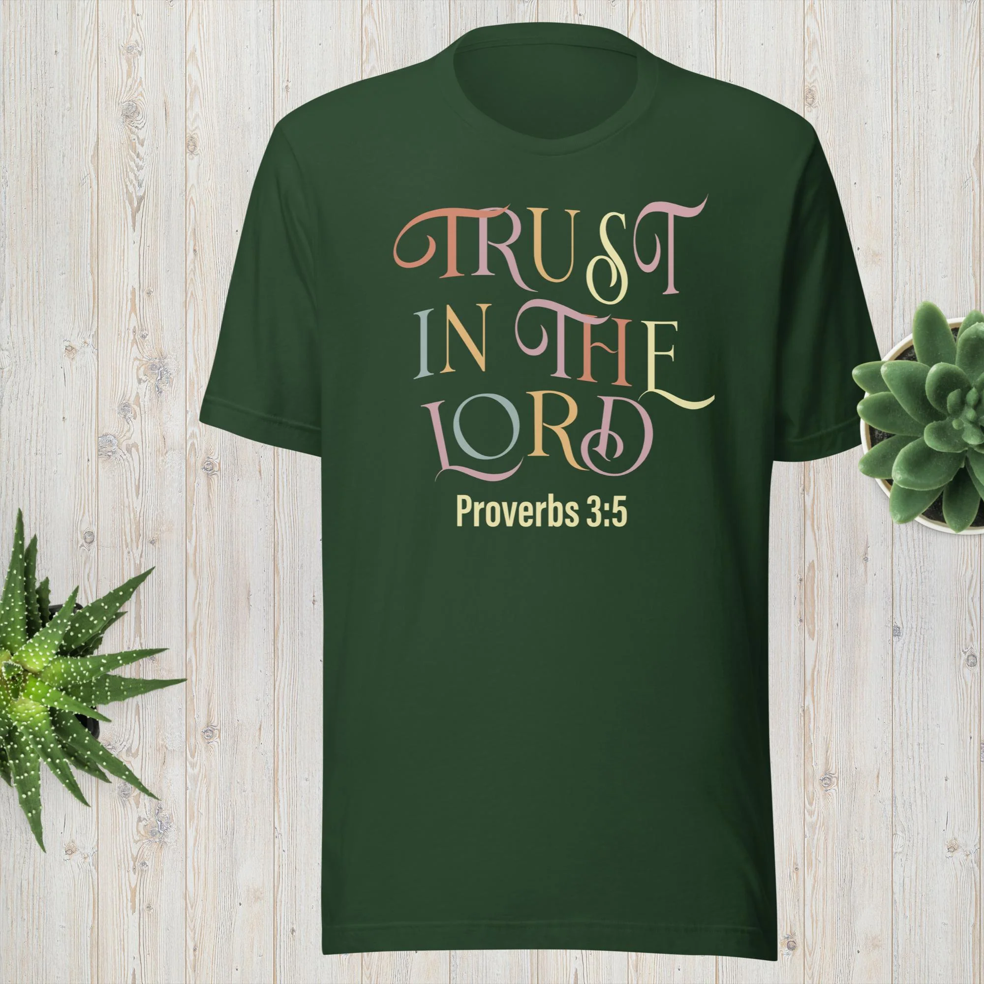 F&H Trust In The Lord T-Shirt - necksoother