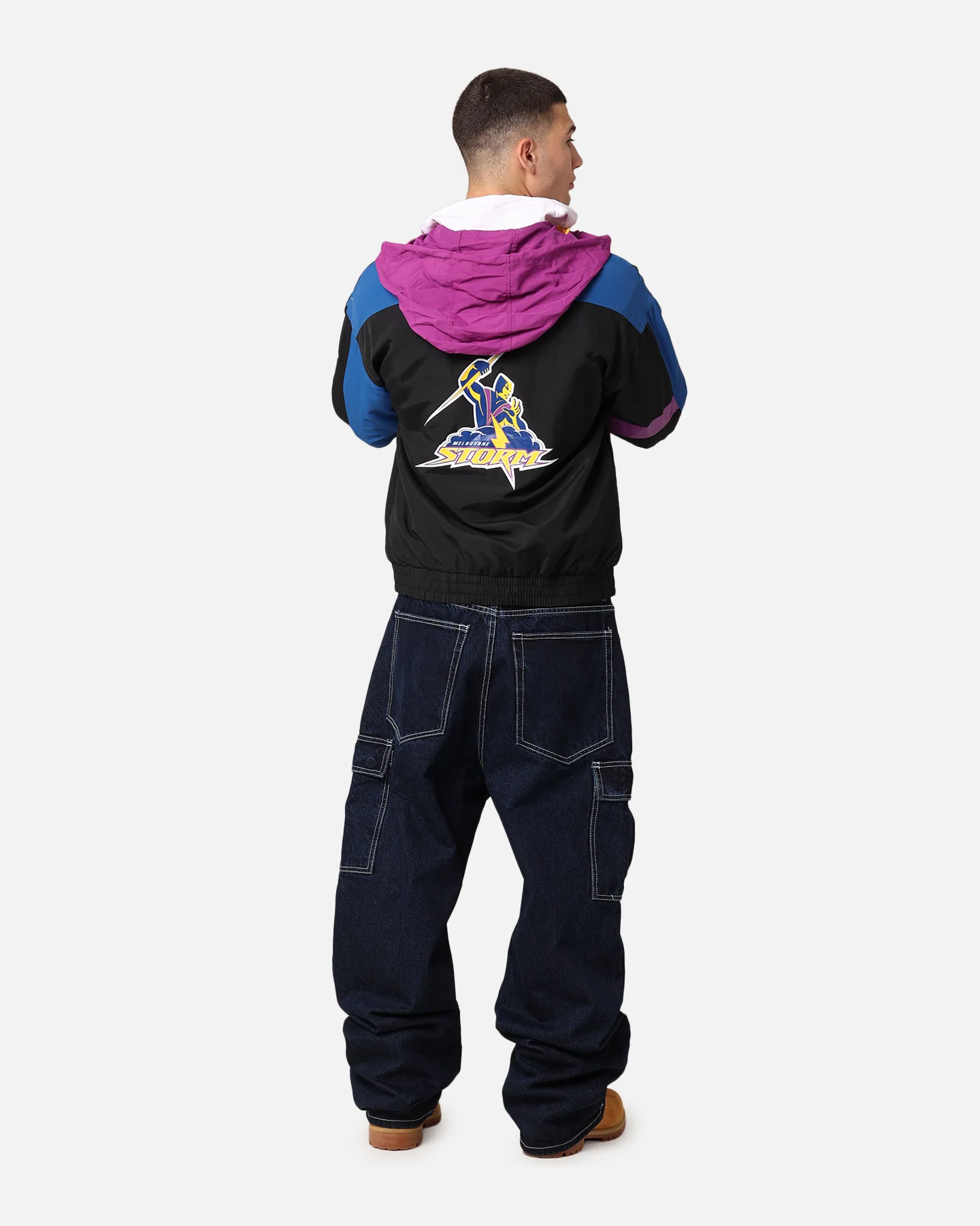 Mitchell & Ness Melbourne Storm Premiership 1999 Grand Final Spray Jacket Multicolour - necksoother