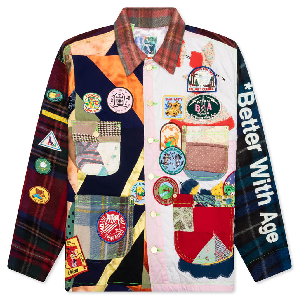 Gentlemen's Blanket Jacket - Multi - necksoother