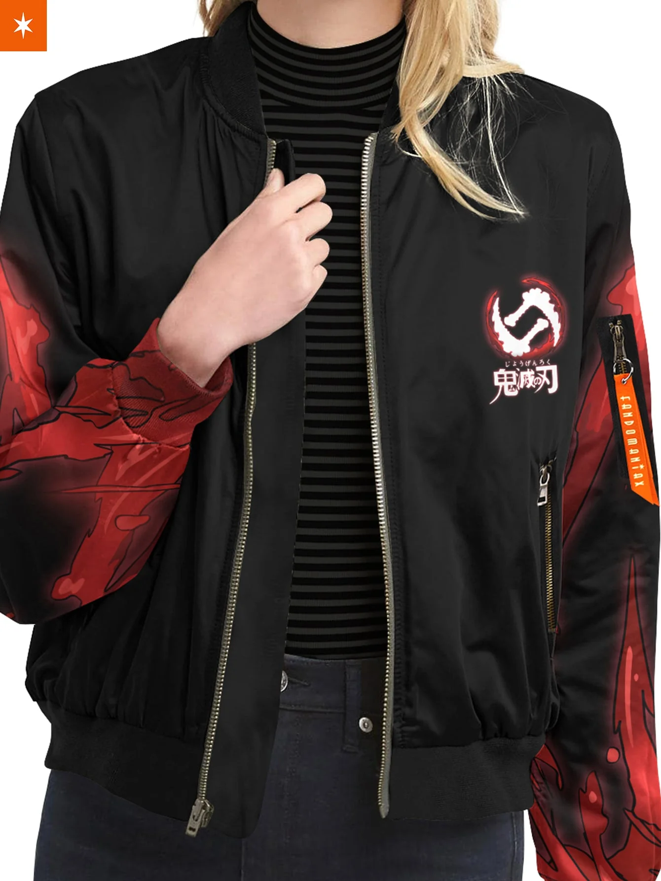 Gyutaro Collab Bomber Jacket - necksoother