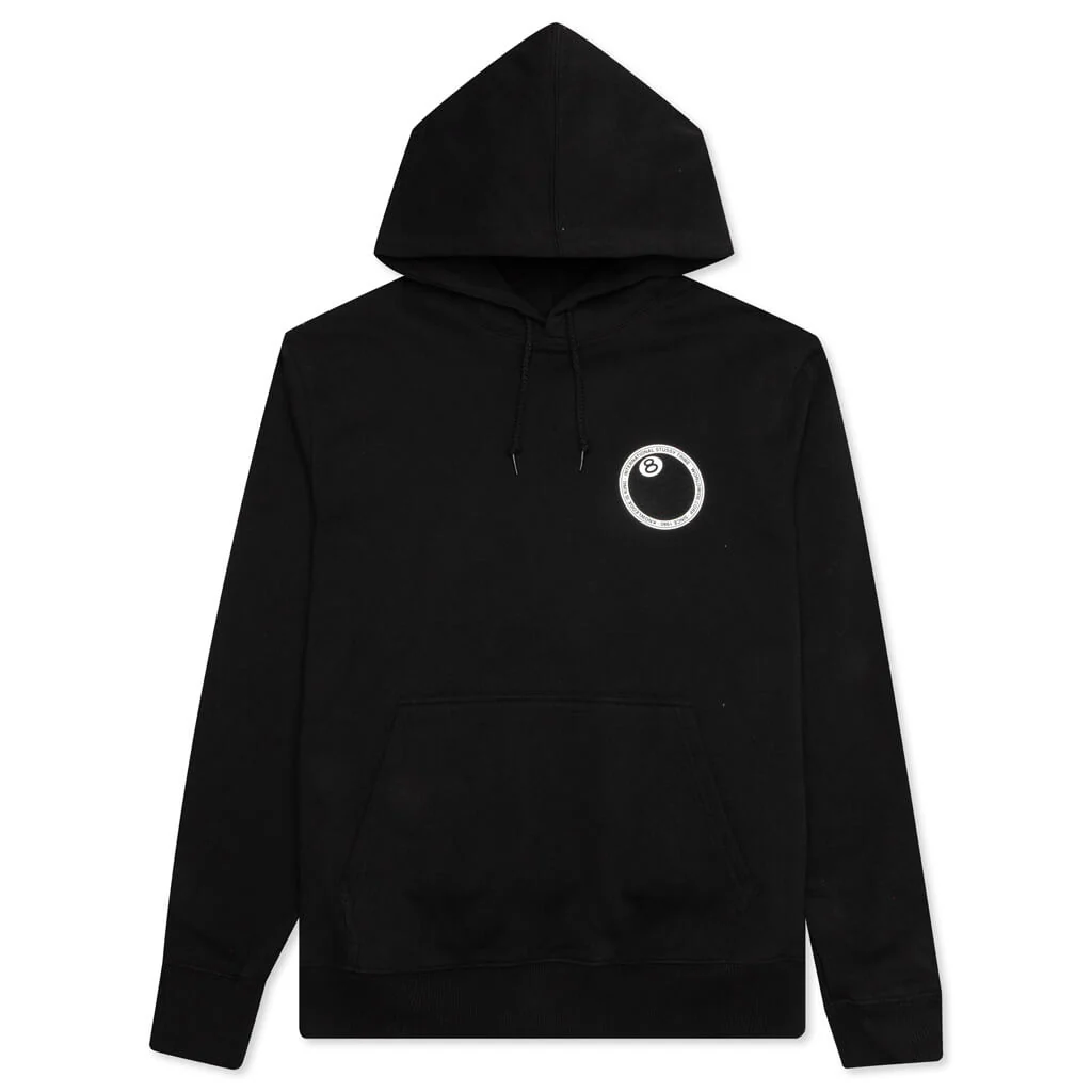 8 Ball Dot Hoodie - Black - necksoother