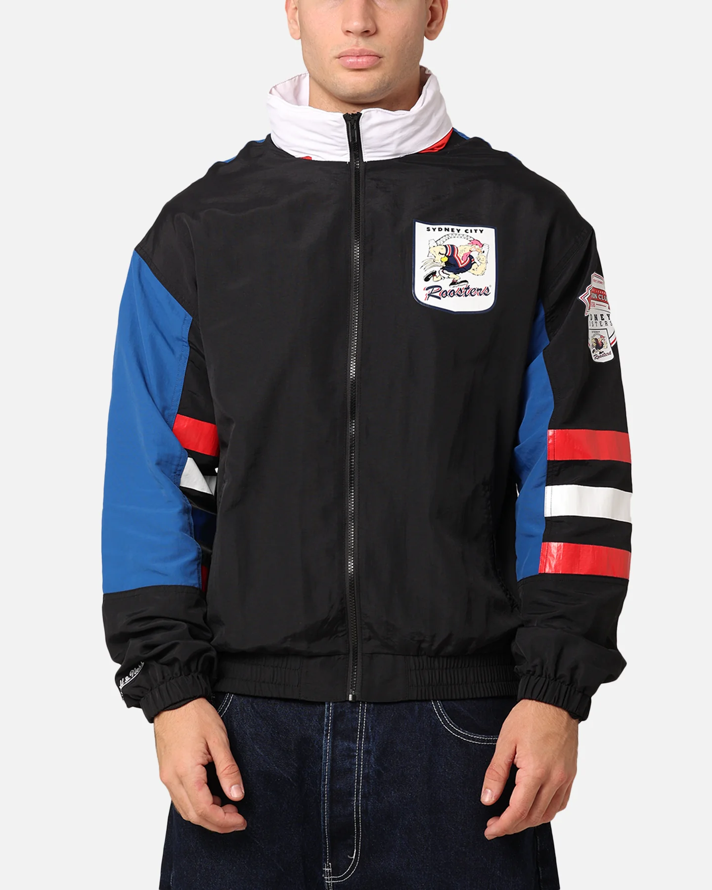 Mitchell & Ness Sydney Roosters Inaugural Season Spray Jacket Multicolour - necksoother