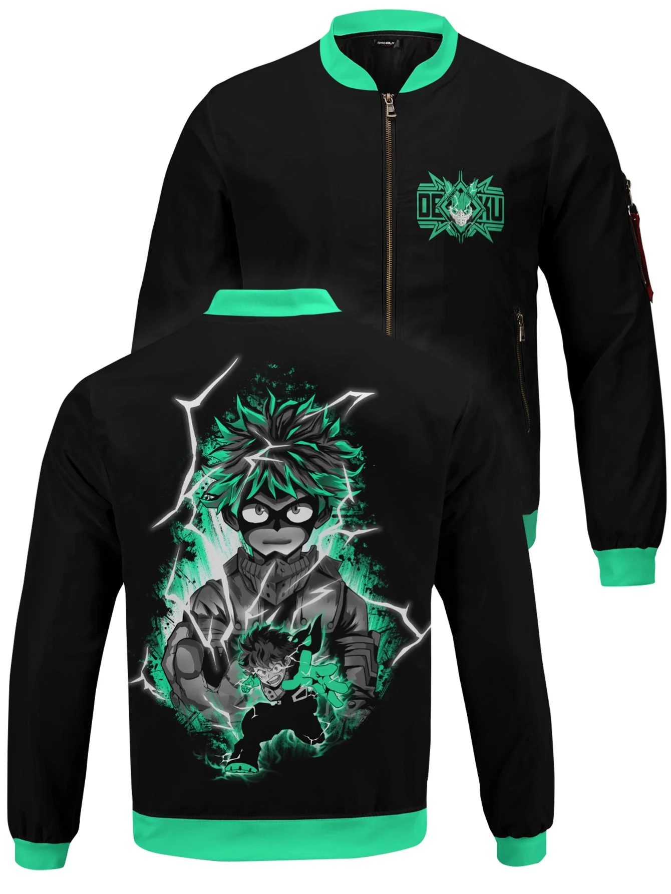 Deku Spirit Bomber Jacket - necksoother