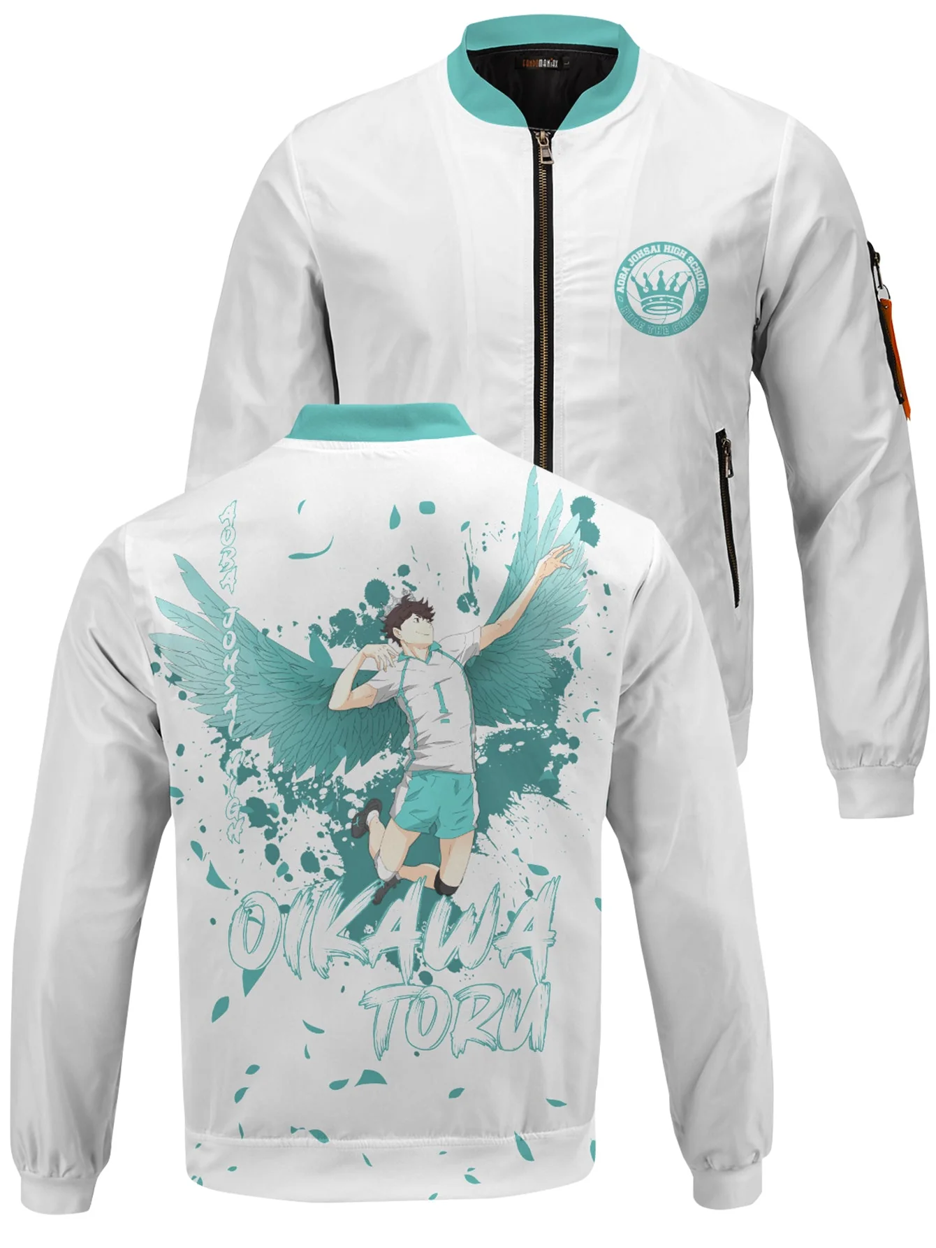 Toru Wings Bomber Jacket - necksoother