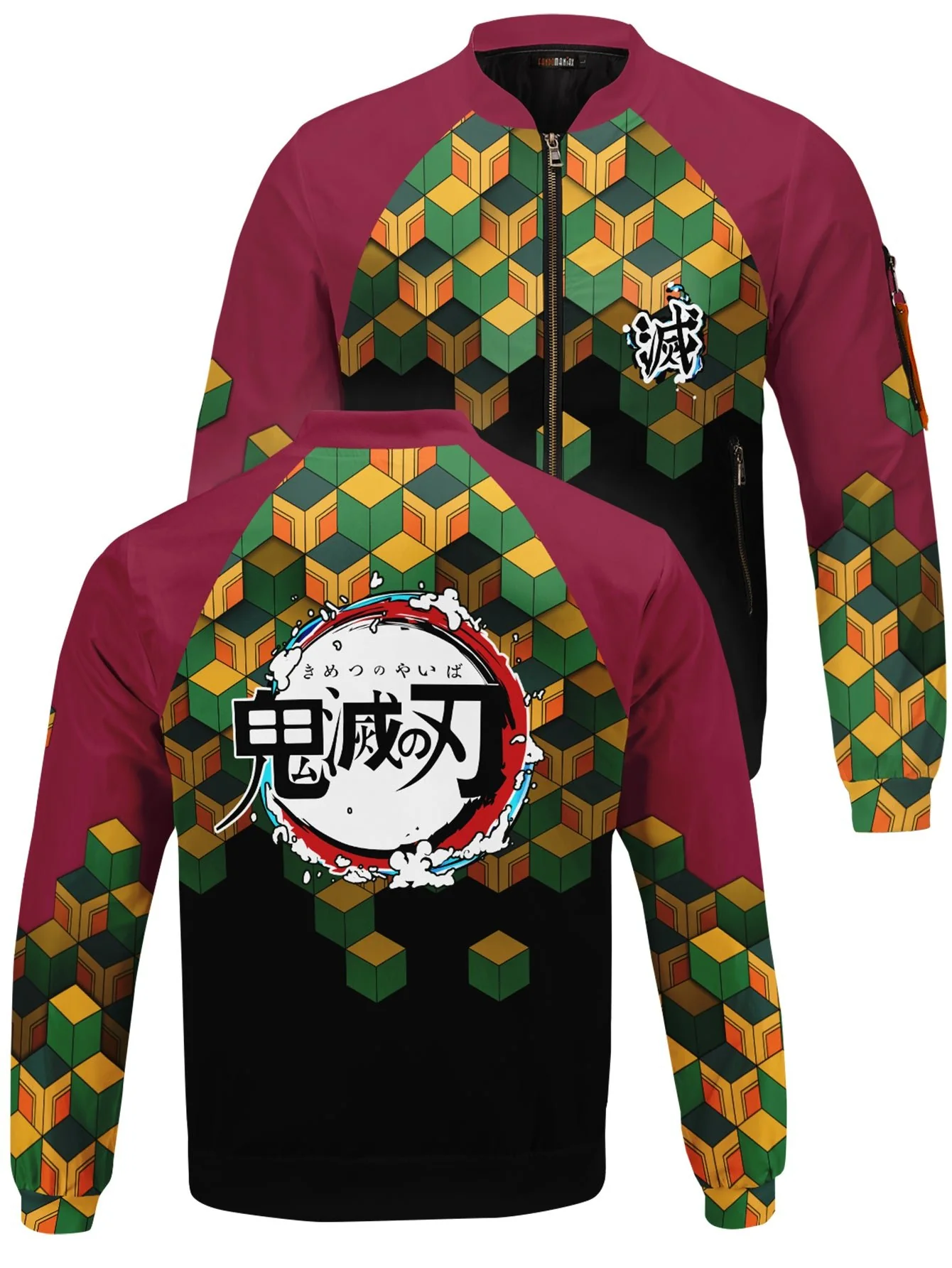 Giyu Jersey Bomber Jacket - necksoother