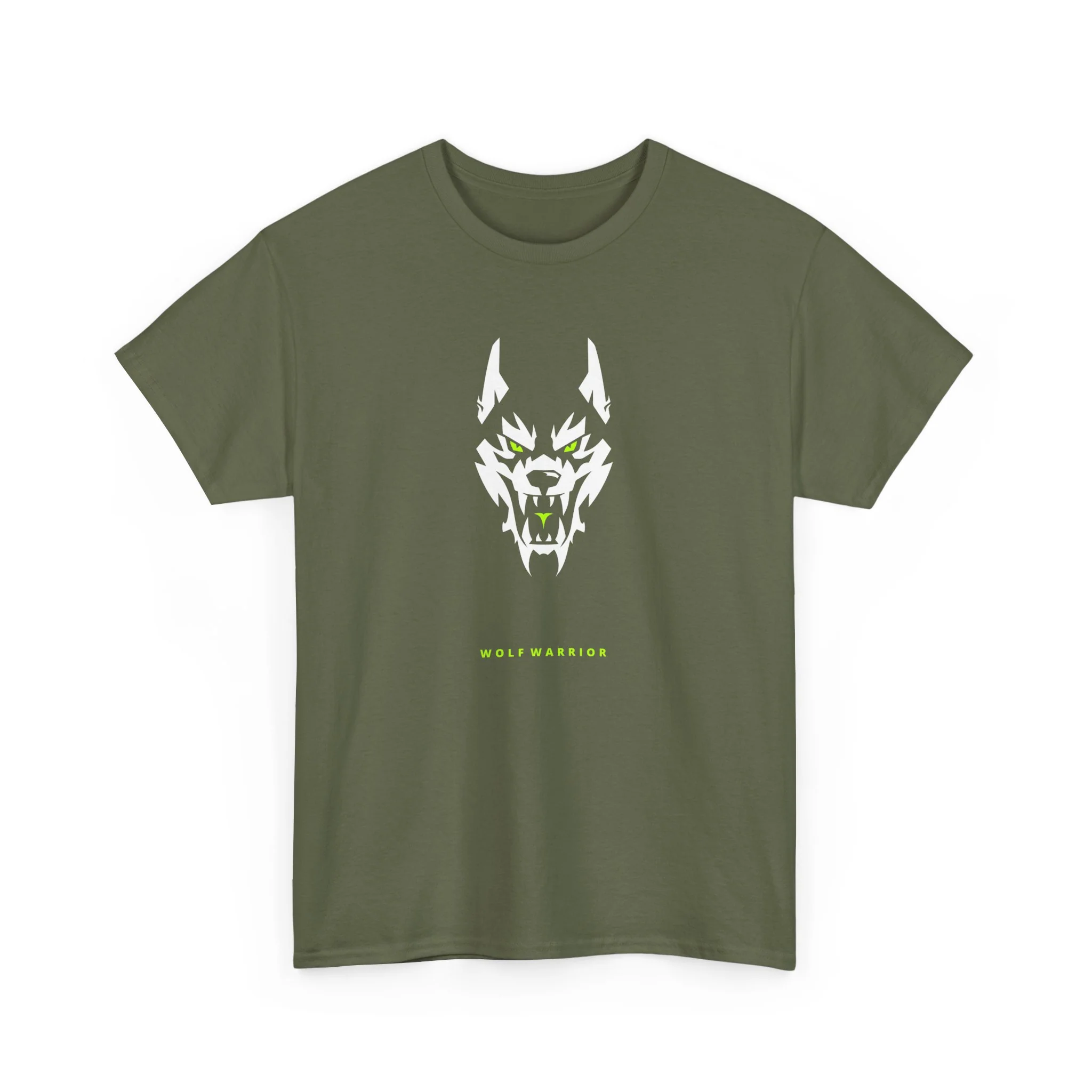 Wolf Warrior Heavy Cotton Tee - necksoother