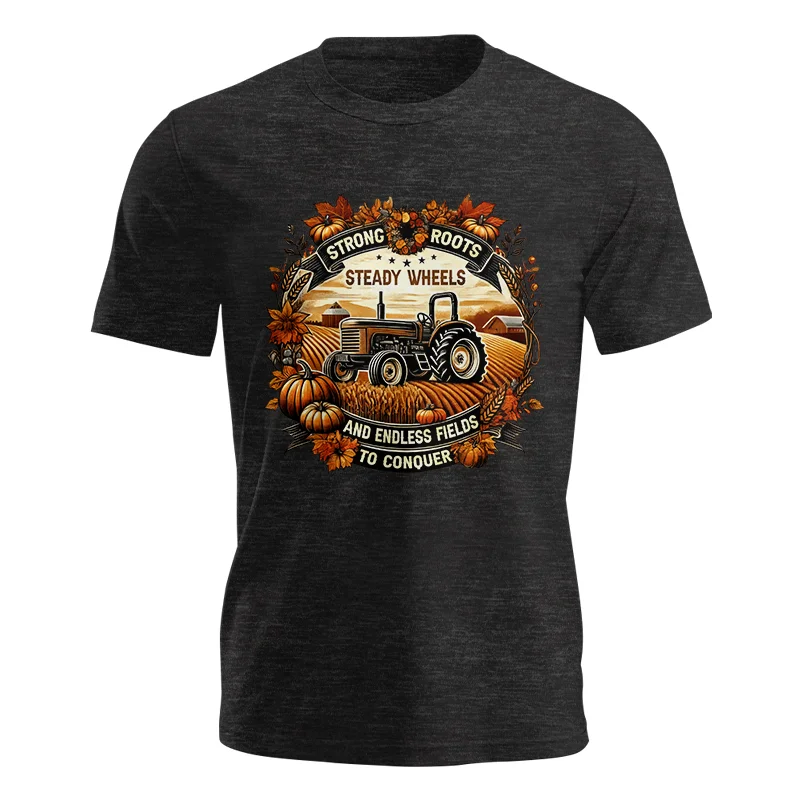 Thanksgiving Farmer Endless Fields To Conquer 1 - Unisex Jersey Short Sleeve Tee - necksoother
