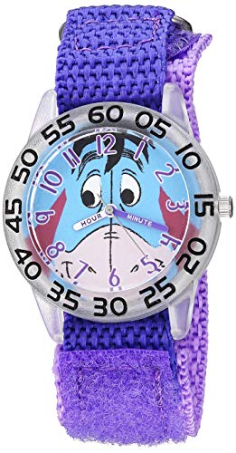 Disney Winnie The Pooh Kids' WDS000617 All About Me Analog Display Analog Quartz Purple Watch - necksoother