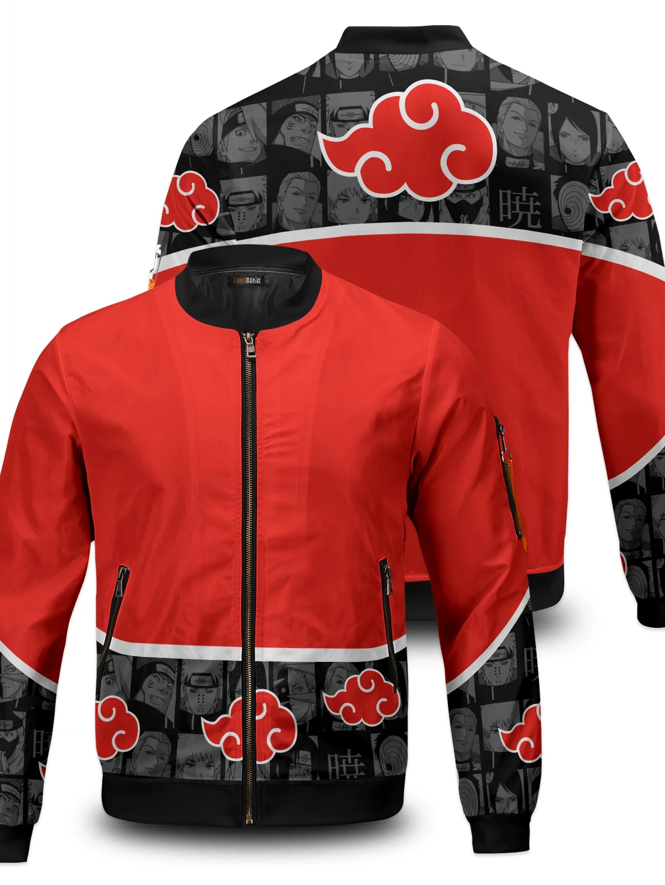 Red Cloud Sheath Bomber Jacket - necksoother