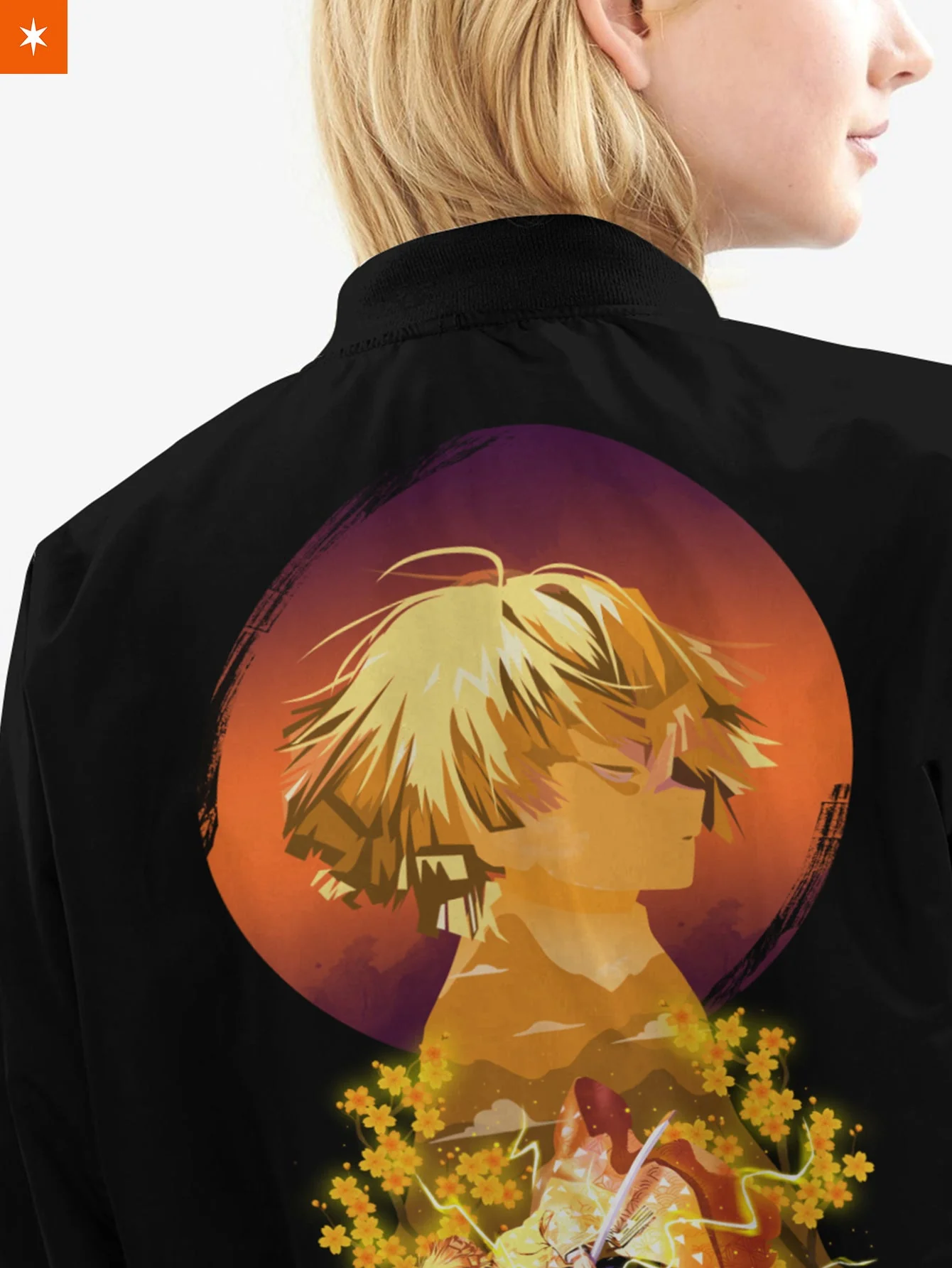 Zenitsu Spirit Bomber Jacket - necksoother